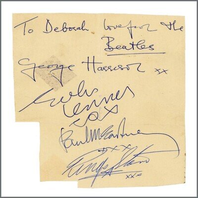 Beatles Autographs Blackpool 1963 (UK)