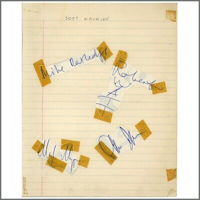 Soft Machine Signatures Autographs (UK)