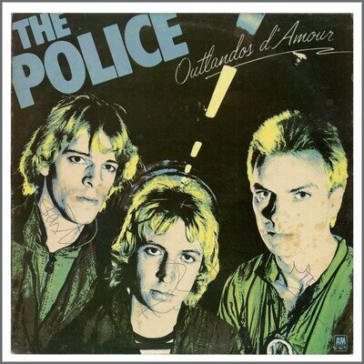 The Police 1978 Autographed Outlandos D’ Amour Album (UK)