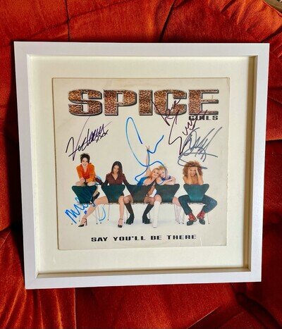 Mega Rare SPICE GIRLS SIGNED 1997 12” vinyl SAY YOU’LL BE THERE EX!