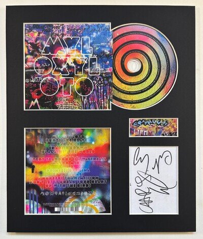 COLDPLAY - Signed Autographed - MYLO XYLOTO - Album Display