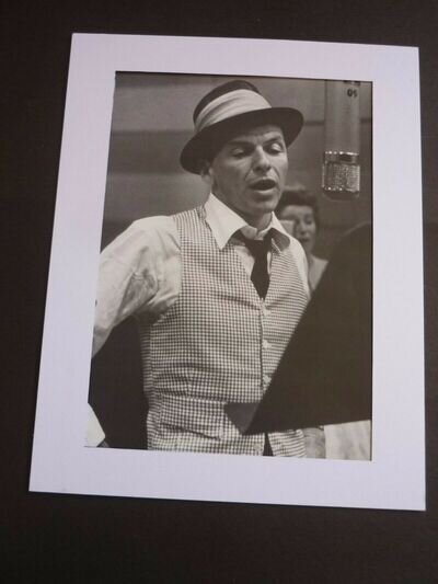 14x11 a4 Official Reproduction Frank sinatra poster film cell look studio jacket