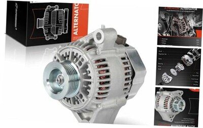 Alternator Compatible with Lexus SC300 1997 1998 1999 2000 3.0L, 12V 80A 6