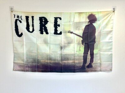 THE CURE BOYS DON’T CRY FLAG 5X3FT FREE UK 48HR POST