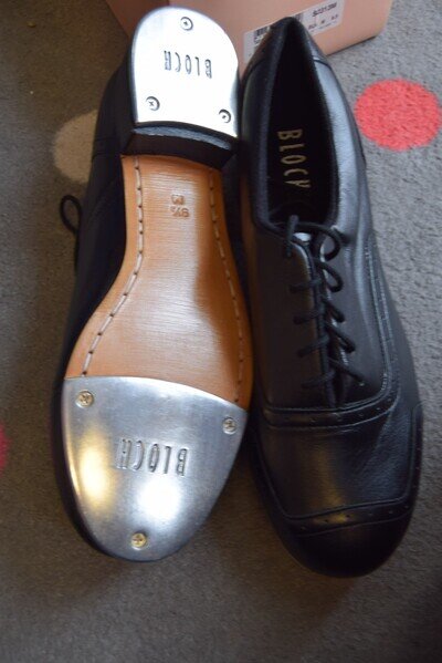 Black Bloch Jason Samuels Smith Tap Shoes Size UK 9.5 - Boxed never used