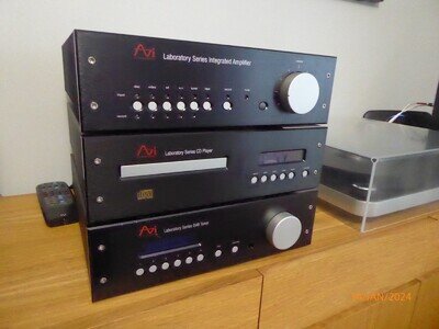 AVI LAB SERIES AMPLIER. CD PLAYER & DAB TUNER + MF LX2 LPS PHONO PREAMP