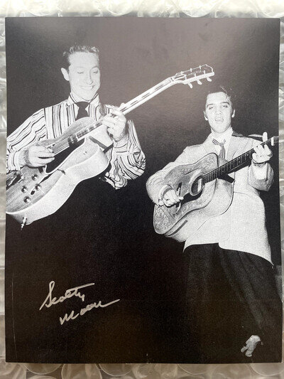 Elvis & Scotty Moore Picture | Signed By Scotty Moore | Autograph