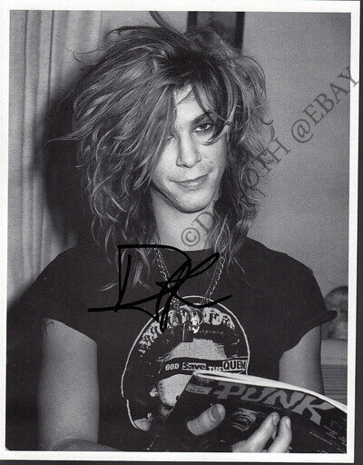 GUNS N' ROSES Duff McKagan APPETITE 4 DESTRUCTION November Rain Autograph SIGNED