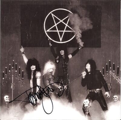 MOTLEY CRUE Too Fast for Love 12", TOMMY LEE Kickstart My Heart Autograph SIGNED