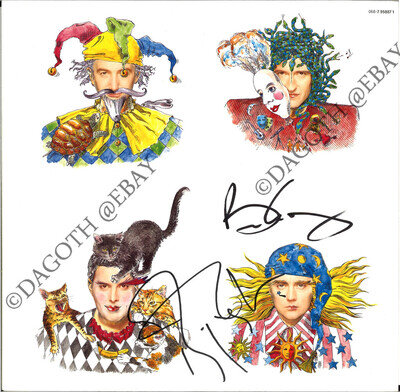 QUEEN Innuendo 12" BRIAN MAY & ROGER TAYLOR The Show Must Go On Autograph SIGNED