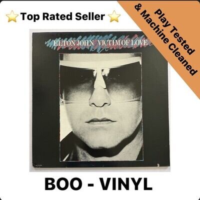 Elton John- Victim of Love Vinyl Lp Record US Issue MCA 5104 Ex / Vg+ Condition