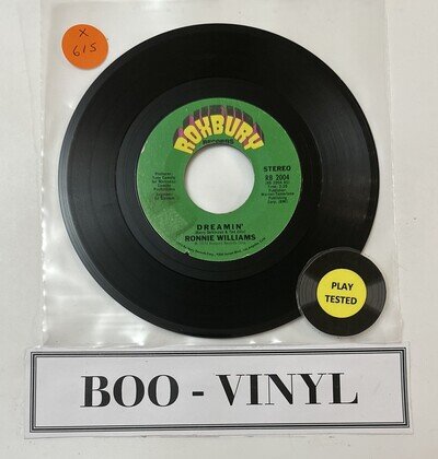 Ronnie Williams Dreamin' 7" Vinyl Record Funk Soul Disco US Import VG+