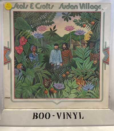 SEALS & CROFTS ~ SUDAN VILLAGE ~ 1976 US 9-TRACK VINYL LP RECORD VG+ / VG+