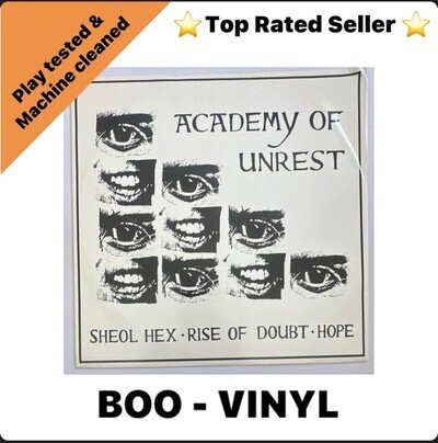 Academy of Unrest - Sheol Hex UK 12" Vinyl Record Single Goth Rock EX / EX