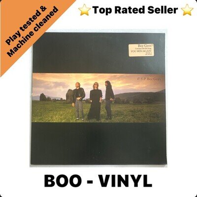 Bee Gees - E.S.P - 12" Vinyl Album - 1987 80s Synth Pop Rock EX / EX Condition