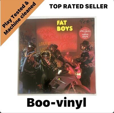 Fat Boys - Coming Back Hard Again Lp Vinyl Record Hip Hop VG+ / EX