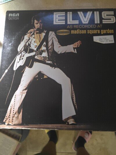 Elvis Presley - As Recorded At Madison Square Garden Signed By Elvis Comes W COA