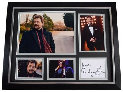 Michael Ball Signed Autograph framed 16x12 photo display Music Radio AFTAL COA