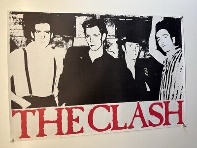 The Clash Poster Original CBS Records Promotion Rare Vintage 1981