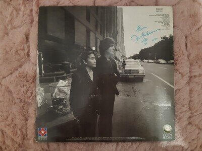John Lennon The Beatles Signed? Album Sleeve Autograph. Read Description