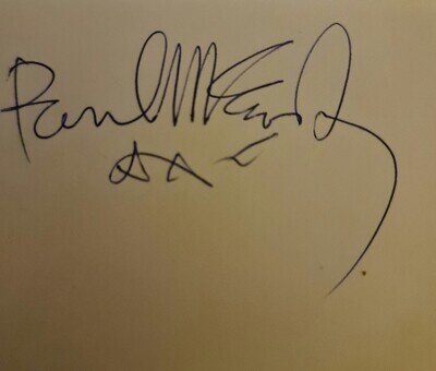 Full Set Of BEATLES Autographs