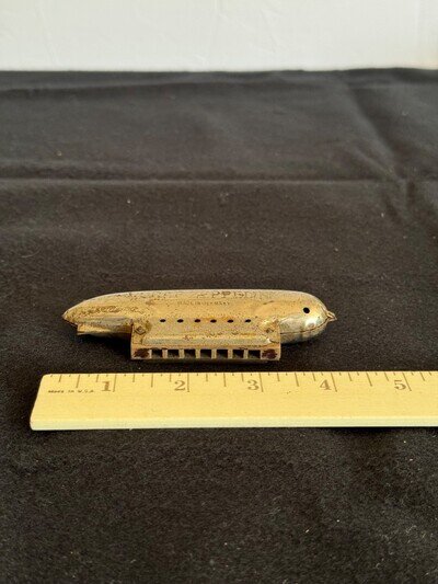 GRAF ZEPPELIN HARMONICA C.A. SEYDEL SÖHNE GERMANY 1930s – BUY IT NOW RARE!