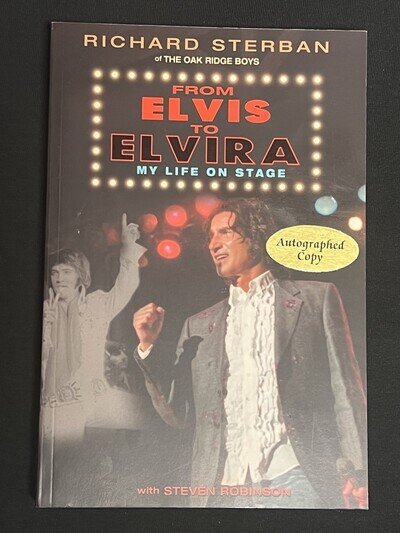 From Elvis To Elvira Book / Richard Sterban / Autograph Copy