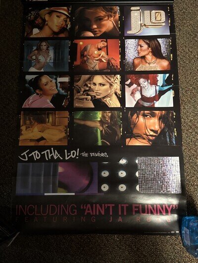 Jennifer Lopez The Remixes 24 X 36“ Promo Poster 2002