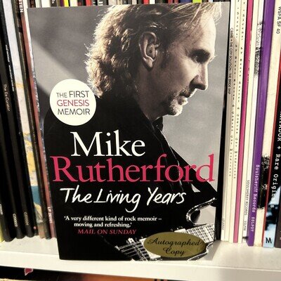 Mike Rutherford Signed Memoir Paperback Autographed Genesis