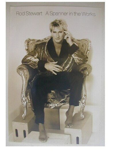 Rod Stewart Poster Spanner In The Works Great Sho