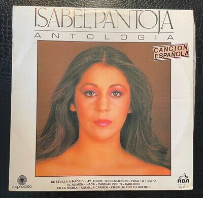 ISABEL PANTOJA Anthologia Coprodisa RCA Estereo 923-1114 MINT/VG+ Venezuela 1987