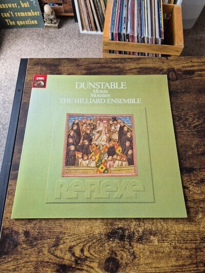 John Dunstable - Motets / Motetten - The Hilliard Ensemble - HMV - Europe - NM