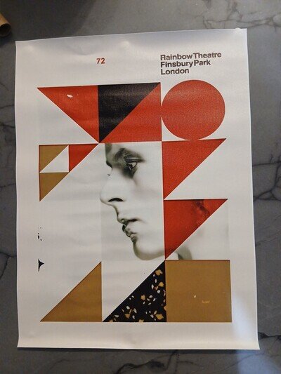 David Bowie Canvas Poster Reprint