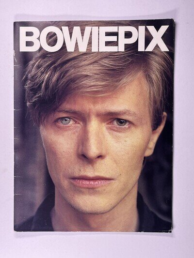 David Bowie Programme Bowiepix Phot Album Giant Portrait Poster Circa Mid 80s