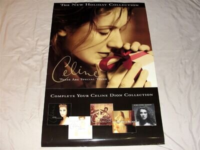 Celine Dion "These Are Special Times" 2-Sided,Promo Poster (24" wide x 36" tall)