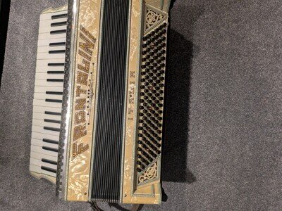 FRONTALINI NUMANA ITALIA VINTAGE PIANO ACCORDIAN ITALIAN, SPARES OR REPAIR ONLY