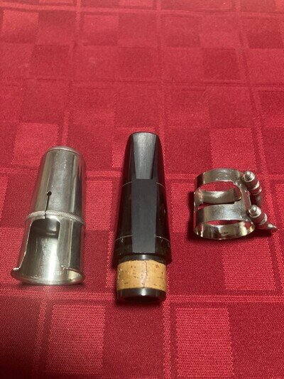 Geo. M. Bundy #3 Eb Clarinet Mouthpiece - Ligature and cap made in FRANCE