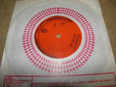 THE ASSOCIATION- TIME FOR LIVIN' VINYL 7" 45RPM co