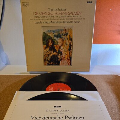 Capella Antiqua Munchen Box Set German Press, Vier Deutschen Psalmen NM FREE P&P