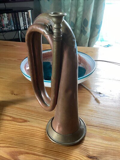Antique FB Besson Bugle Pre 1948 Copper And Brass Dented