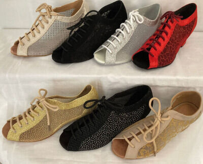 Ladies Practice Ballroom, Latin, Salsa, Jive, Dance Shoes - UK Sizes 3 - 9.5