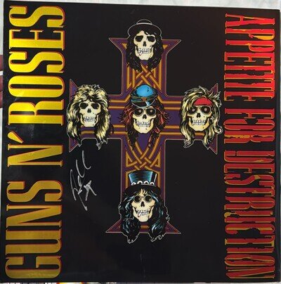 Guns N' RosesAppetite for Destruction 2x LP 2018 Autographed by Steven Adler