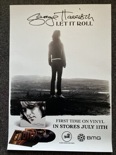 GEORGE HARRISON - Let It Roll - MUSIC PROMO POSTER - Dark Horse Official Issue