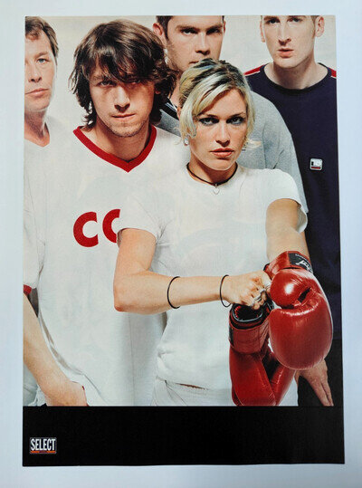 Catatonia - Classic 1990s Magazine Poster - Cerys Matthews - Rare / Vintage!