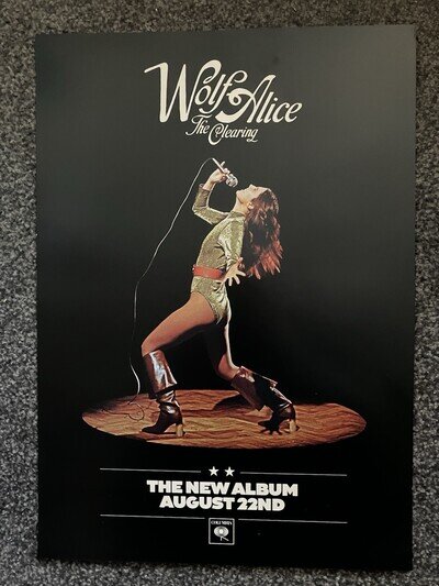WOLF ALICE - MUSIC PROMO POSTER - The Clearing ALBUM - 42x30cm Official Issue