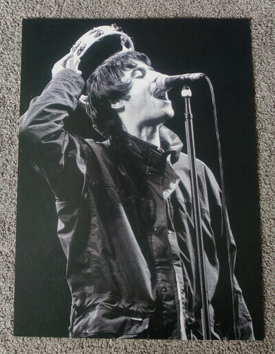 Liam Gallagher / Oasis - Classic 1990's Black & White Poster / Picture - RARE!
