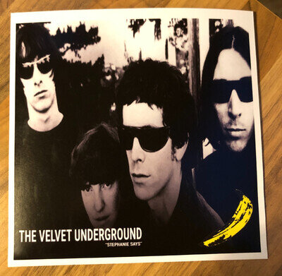 THE VELVET UNDERGROUND Stephanie Says EP 45 7" Vinyl record with unique Sleeve