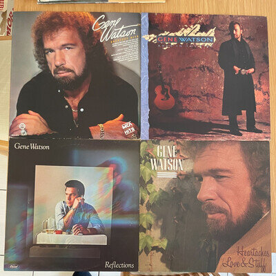 GENE WATSON BUNDLE 4 X LPs 1978-1988 ALL NM/EX