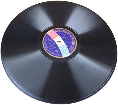 Alice Nielsen 78 RPM Columbia A5283 Last Rose Of Summer Home Sweet Home c1911 VG