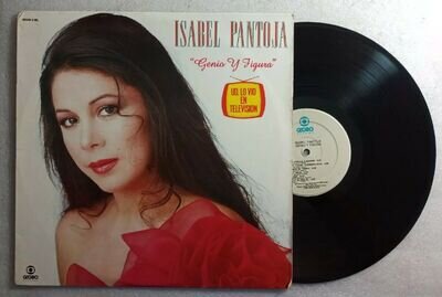Isabel Pantoja Genio y Figura Globo 8598-1-RL 1988 Vinyl LP VG+ LP#0497